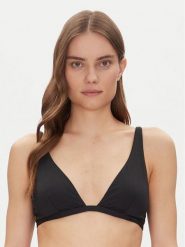 Calvin Klein Swimwear Góra od bikini Fixed Triangle-Rp KW0KW02844 Czarny. Czarne bikini damskie Calvin Klein Swimwear, bez wzorów. Za 129.99 zł.