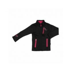 Bluza dziewczęca z polaru Peak Mountain Gaynur. Czarne bluzy bez kaptura damskie Peak Mountain, z materiału. Za 163.00 zł.