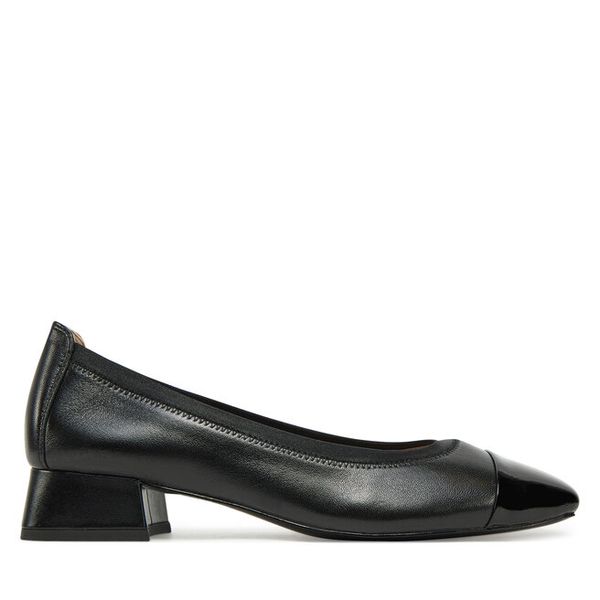 Baleriny Caprice. Czarne baleriny damskie Caprice, bez wzorów, bez obcasa. Za 179.99 zł.