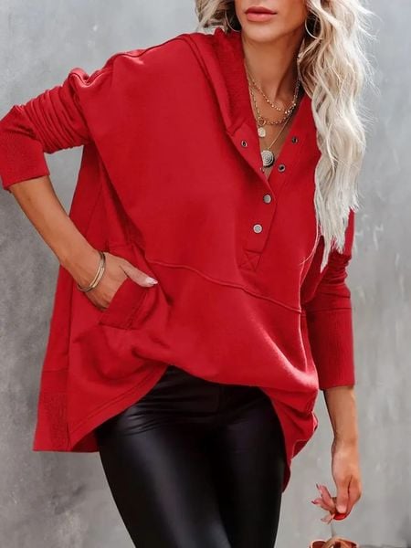 LA Angels Bluza w kolorze czerwonym rozmiar: L. Czerwone bluzy z kapturem damskie LA Angels, l. Za 183.15 zł.