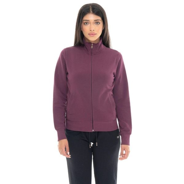 Bluza zimowa Leone 1947 Never Without Damen, Halsausschnitt Reißverschluss. Czerwone bluzy bez kaptura damskie LEONE 1947 APPAREL, z bawełny. W wyprzedaży za 144.93 zł.