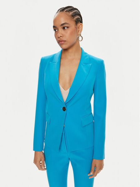 Liu Jo Marynarka CA4199 T2200 Niebieski Regular Fit. Niebieskie marynarki i żakiety damskie Liu Jo, bez wzorów, z syntetyku. Za 739.99 zł.