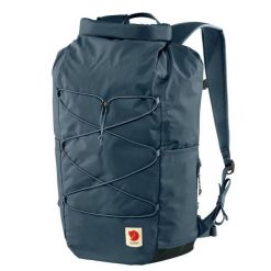 Plecak miejski High Coast Rolltop 26. Niebieskie plecaki damskie Fjällräven, bez wzorów. Za 463.85 zł.