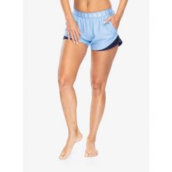 Spodenki treningowe damskie Under Armour Play Up Shorts 3.0. Niebieskie spodenki sportowe damskie Under Armour, bez wzorów, sportowe. Za 98.99 zł.