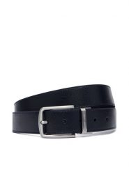 Emporio Armani Pasek EM007172 AF29130 MB084 Granatowy. Niebieskie paski męskie Emporio Armani, bez wzorów, ze skóry. Za 569.99 zł.
