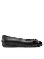 Geox Baleriny D Annytah D457NB 0TUHH C9999 Czarny. Czarne baleriny damskie Geox, bez wzorów, ze skóry, bez obcasa. Za 569.99 zł.