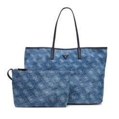 Torebka Guess. Niebieskie torebki klasyczne damskie Guess, z aplikacjami, bez dodatków. Za 714.99 zł.