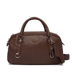 Torebka Guess. Brązowe torebki klasyczne damskie Guess, z aplikacjami, bez dodatków. Za 679.99 zł.