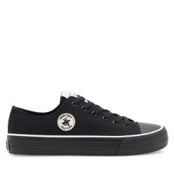 Trampki Beverly Hills Polo Club. Czarne trampki i tenisówki męskie Beverly Hills Polo Club, bez wzorów, bez zapięcia. Za 119.99 zł.