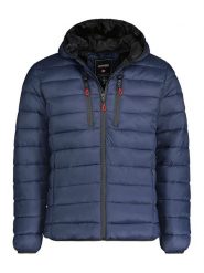 ANAPURNA Kurtka pikowana "Alaricana" w kolorze granatowym rozmiar: 3XL. Niebieskie kurtki męskie ANAPURNA, xl, z aplikacjami, klasyczne, bez kaptura. Za 131.74 zł.
