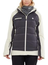 Damska kurtka narciarska Fundango Medina Padded. Białe kurtki przeciwdeszczowe damskie Fundango, na zimę, m, bez kaptura. Za 399.00 zł.