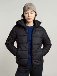 G-Star Kurtka pikowana w kolorze czarnym rozmiar: M. Czarne kurtki damskie G-Star, m, bez wzorów, z materiału, bez kaptura. Za 274.10 zł.