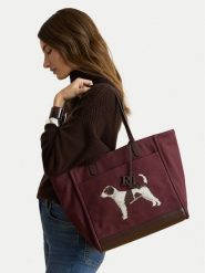 LAUREN RALPH LAUREN Torebka 431P18735001 Bordowy. Czerwone torebki klasyczne damskie Lauren Ralph Lauren, bez wzorów, z materiału, bez dodatków. Za 1,499.00 zł.