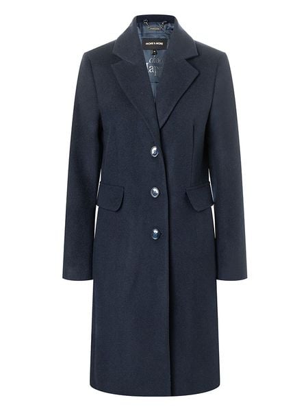 More & More Płaszcz przejściowy w kolorze granatowym rozmiar: 36. Niebieskie płaszcze damskie MORE & MORE, bez wzorów. Za 260.99 zł.
