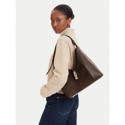 Torebka Furla. Brązowe torebki klasyczne damskie Furla, bez wzorów, bez dodatków. Za 1,439.00 zł.