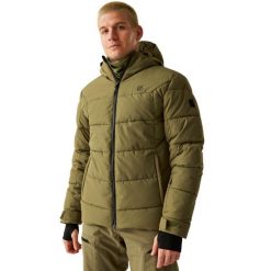 Męska Kurtka Narciarska Camber II. Niebieskie kurtki męskie Dare 2b, m, bez wzorów, z materiału, z kapturem, narciarskie. Za 253.99 zł.