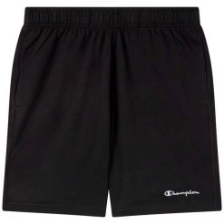 Champion Spodnie Krótkie Champion Bermuda Dorośli. Czarne spodnie sportowe męskie CHAMPION, s, z bawełny. Za 194.99 zł.