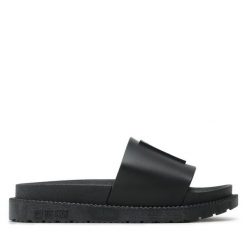Klapki Big Star Shoes. Czarne klapki damskie BIG STAR SHOES, bez wzorów, bez obcasa. Za 59.99 zł.