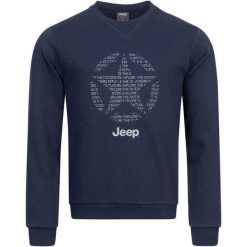 Bluza z Okrągłym Kołnierzem Jeep® dla Mężczyzn z Wzorem Gwiazdy. Bluzy bez kaptura męskie Jeep, m, z bawełny. Za 184.99 zł.