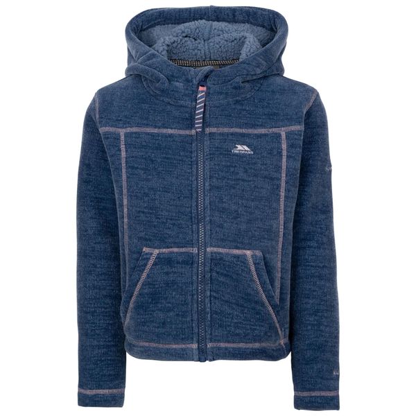 Bluza Polarowa Dla Dziewczynki Cossie. Niebieskie bluzy z kapturem damskie Trespass, na zimę, z materiału. Za 174.99 zł.