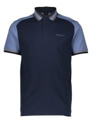 Hackett London Koszulka polo w kolorze granatowo-niebieskim rozmiar: S. Niebieskie koszulki polo męskie Hackett London, s, bez wzorów, bez ramiączek. Za 239.99 zł.