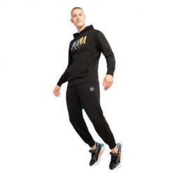 Spodnie dresowe męskie Puma SWxP. Czarne spodnie sportowe męskie Puma, z dresówki. Za 422.00 zł.