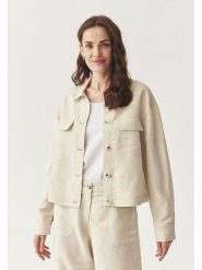 TATUUM Kurtka przejściowa "Mewe" w kolorze kremowym rozmiar: 44. Brązowe kurtki damskie Tatuum, bez wzorów, bez kaptura. Za 205.93 zł.
