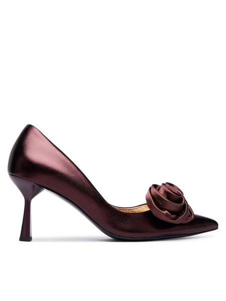 HÖGL Szpilki Rose Pumps 2-107021-48000 Bordowy. Czerwone szpilki HÖGL, bez wzorów, ze skóry, bez obcasa. Za 1,049.00 zł.