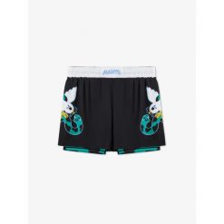 MANTO spodenki DOVE. Czarne szorty męskie Manto, bez wzorów. Za 229.00 zł.