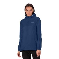 Kurtka Wodoodporna Damska Pack It III. Niebieskie kurtki damskie Regatta, xl, bez wzorów, z materiału, z kapturem. Za 161.99 zł.