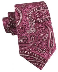 Męski Krawat - Fuksja Festiwal, Orientalny Wzór - Alties. Czerwone krawaty i muchy męskie Alties, bez wzorów, z tkaniny, eleganckie. Za 55.00 zł.