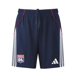 Spodenki zewnętrzne OL 2025/26. Niebieskie szorty męskie Adidas, bez wzorów, sportowe. Za 189.50 zł.