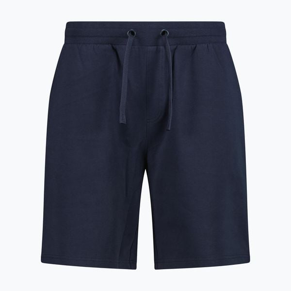 Spodenki męskie CMP 36D8057 Bermuda. Czarne szorty męskie CMP, z bawełny, bez kołnierzyka. Za 109.99 zł.