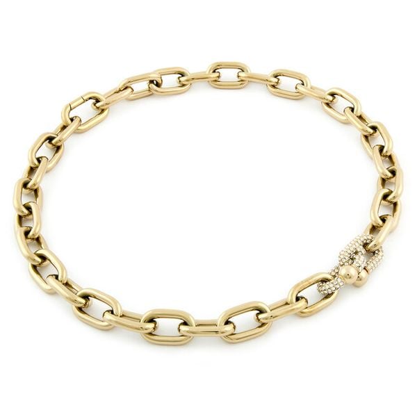 Naszyjnik Furla. Żółte naszyjniki damskie Furla, złote. Za 499.99 zł.