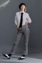 Spodnie Cygaretki. Spodnie materiałowe damskie Hultaj Polski, bez wzorów, z wełny, biznesowe. Za 419.00 zł.