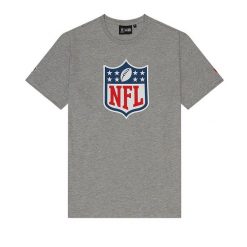 T-Shirt NFL Logo New Era Gris. Szare t-shirty męskie New Era, xl, bez wzorów, z bawełny, bez kołnierzyka. Za 174.00 zł.