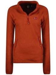 Geographical Norway Bluza polarowa "Ulyssia" w kolorze jasnobrązowym rozmiar: XL. Brązowe bluzy bez kaptura damskie Geographical Norway, xl, z polaru. Za 70.24 zł.