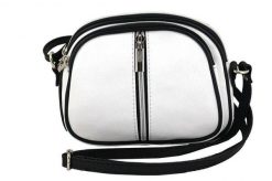 Listonoszka biała BARBERINI'S skórzana 03-32. Białe shopper bag damskie Barberinis, bez wzorów, ze skóry, na ramię, bez dodatków. Za 172.99 zł.