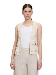 CARTOON Kamizelka w kolorze beżowym rozmiar: 36. Brązowe kamizelki damskie Cartoon, z bawełny. Za 83.42 zł.