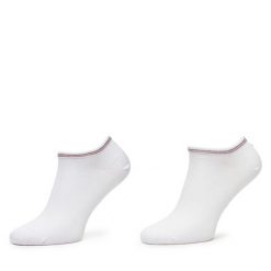 Skarpety krótkie Tommy Hilfiger. Białe skarpetki damskie Tommy Hilfiger, bez wzorów. Za 59.99 zł.