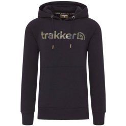 Bluza Męska Wędkarska Trakker Cr Logo Hoody Black Camo Bawełna. Czarne bluzy bez kaptura męskie TRAKKER, m, z bawełny. Za 203.99 zł.