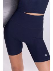 Onamaste Szorty sportowe "Lotus" w kolorze granatowe rozmiar: S/M. Niebieskie spodenki sportowe damskie Onamaste, m, z materiału, outdoorowe. Za 114.17 zł.