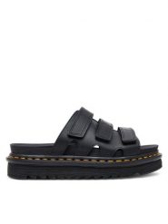 Dr. Martens Klapki Raine DM40522001 Czarny. Czarne klapki damskie Dr. Martens, bez wzorów, ze skóry, bez obcasa. Za 504.27 zł.