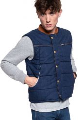 MĘSKI BEZRĘKAWNIK LEE PADDED VEST RINSE L87MGT36 112122932. Kamizelki męskie Lee, l, z jeansu. W wyprzedaży za 99.99 zł.
