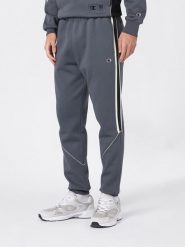 Champion Spodnie dresowe w kolorze szarym rozmiar: L. Szare spodnie dresowe męskie CHAMPION, bez wzorów, z bawełny. Za 113.36 zł.