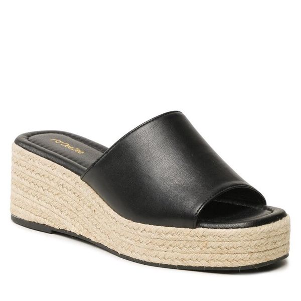 Espadryle DeeZee. Czarne espadryle damskie DeeZee, bez wzorów, bez obcasa. Za 129.99 zł.