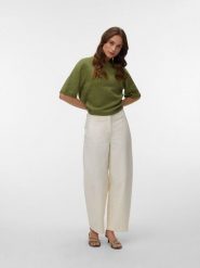 Vero Moda Sweter w kolorze oliwkowym rozmiar: L. Brązowe swetry klasyczne damskie Vero Moda, l, z wełny, bez kołnierzyka. Za 78.95 zł.