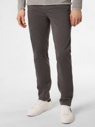 BOSS Orange Spodnie Mężczyźni Bawełna szary, 33-34. Pomarańczowe spodnie materiałowe męskie Boss Orange, z bawełny. Za 599.95 zł.