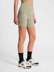 Szorty damskie Hummel HIIT. Szare szorty damskie HUMMEL, z aplikacjami, z materiału. Za 168.00 zł.