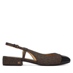 Baleriny MICHAEL Michael Kors. Brązowe baleriny damskie MICHAEL Michael Kors, bez wzorów, bez obcasa. Za 659.99 zł.